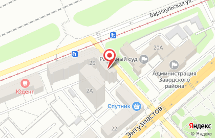 Торговая компания Текс-стиль на Барнаульской улице на карте