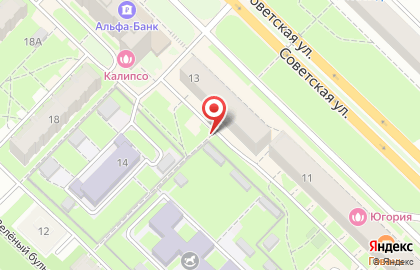 Трикотажный магазин Красная цена на Советской улице на карте