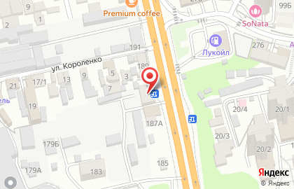 Продуктовый магазин в Сочи на карте