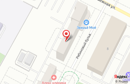 Компания по предрейсовому медицинскому осмотру водителей СибМедЦентр на Рябиновом бульваре на карте