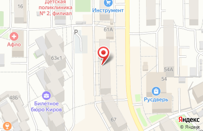 Фромус на улице Горького на карте