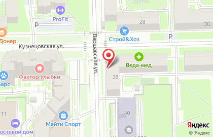 Аптека Веда-Мед на Кузнецовской улице на карте