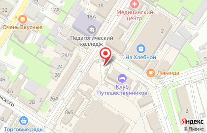 Киоск по продаже колбасных изделий на улице Пирогова на карте