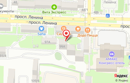 Альянс на проспекте Ленина на карте