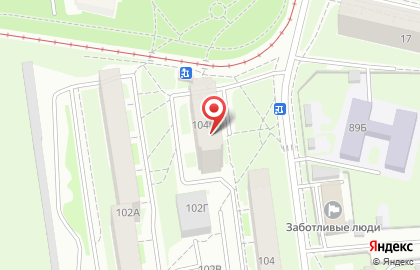 Чайка на Берёзовской улице на карте