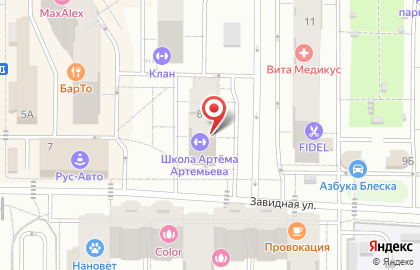 Салон красоты Амуаж на Ольховой улице на карте