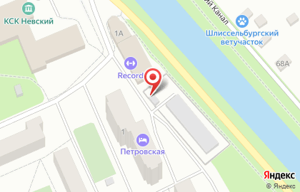 Автостоянка в Санкт-Петербурге на карте