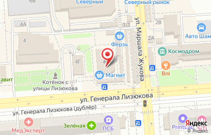 Эврика на улице Маршала Жукова на карте