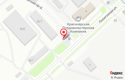 Рекламное агентство Страйк на Полигонной улице на карте
