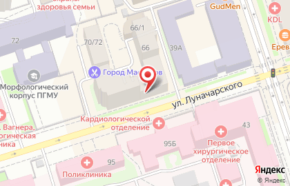 Компания ТриОмед на улице Луначарского на карте