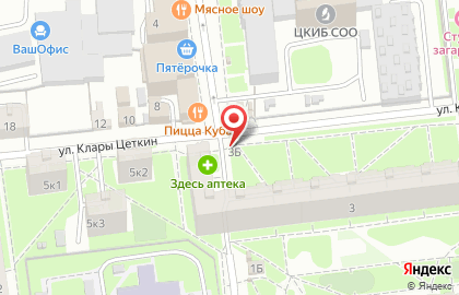 Киоск по ремонту обуви в Советском районе на карте