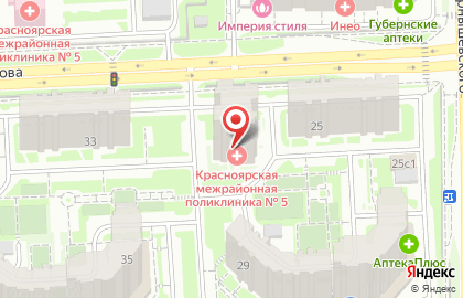 Аптека Будь здоров! в Красноярске на карте
