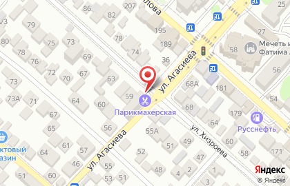 Мясной магазин в Махачкале на карте