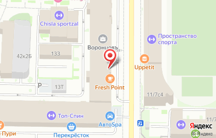 Ресторан быстрого питания Fresh Point в Петроградском районе на карте