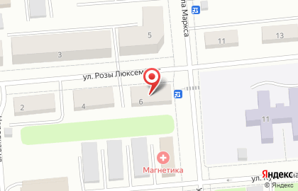 Кафе Арго на улице Розы Люксембург на карте