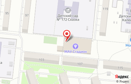 Спортивный город в Новосибирске на карте