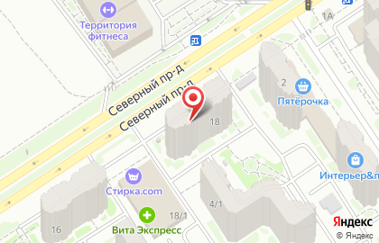 Бюро Недвижимости Быстровой в Северном проезде на карте