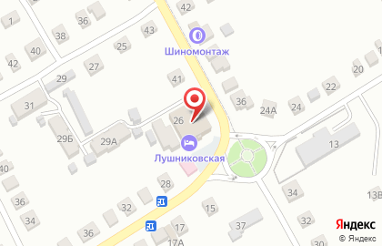 Мини-гостиница Лушниковская на карте
