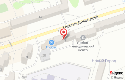 Автоломбард БиБи Мани на улице Георгия Димитрова на карте