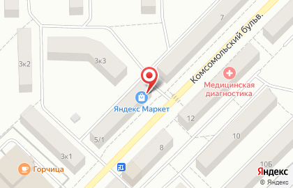 Фирменный магазин Звениговский на Комсомольском бульваре на карте