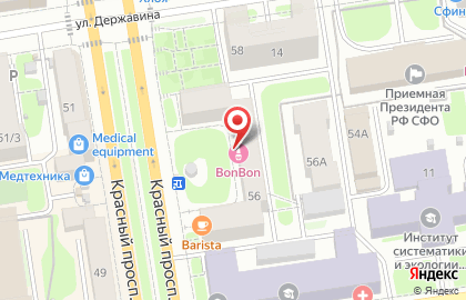 Элит на Красном проспекте на карте