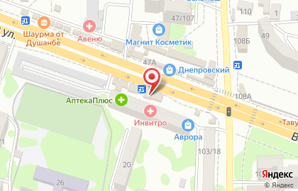 Винтаж в Днепровском переулке на карте
