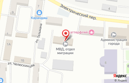 Отдел охраны общественного порядка МВД на карте