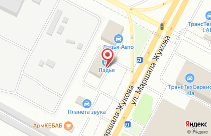 Группа компаний Ладья на улице Маршала Жукова на карте