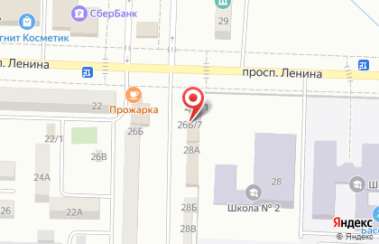 Магазин на проспекте В.И.Ленина на карте