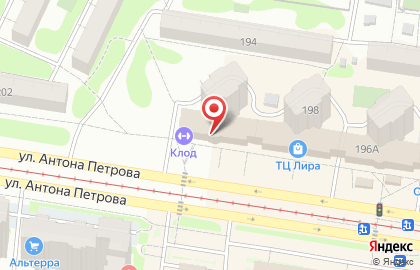 Правильный монтаж на улице Антона Петрова на карте