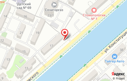 Билетная касса Kassir.ru на улице Чайковского на карте