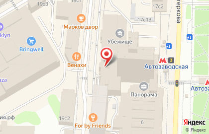 Автошкола OMG на метро Автозаводская на карте