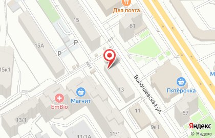 Центр независимой автоэкспертизы и правового обслуживания автовладельцев а Автоюрист на Волочаевской улице на карте