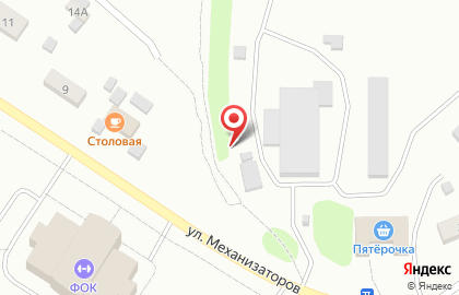 Автомойка Мойдодыр на улице Механизаторов на карте