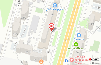 Фабрика мебели Астра в Кировском районе на карте