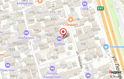 Отель Альбик на карте
