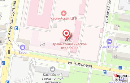 Кабинет томографии в Каспийске на карте