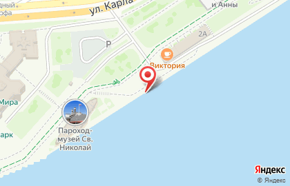 Виктория на улице Мира на карте