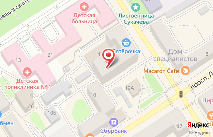 Мебельный магазин LAZURIT в Петрозаводске на карте