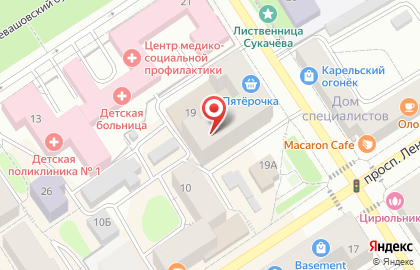Банкомат Банк ВТБ 24, филиал в г. Петрозаводске на улице Кирова, 19 на карте