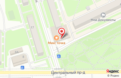Терминал МТС-Банк в Центральном проезде на карте