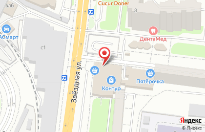 Банкомат СберБанк на Звёздной улице в Балашихе на карте