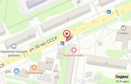 Лига-Пресс на улице 50 лет СССР на карте