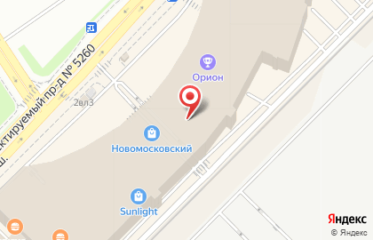 Спортивный клуб Ритм Клаб в Новомосковском районе на карте