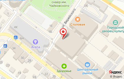 Магазин товаров для рукоделия Спица на улице Бирюзова на карте