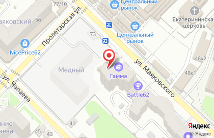 Магазин живого пива Пифкофф на улице Маяковского на карте