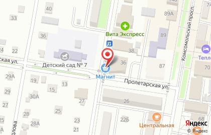 Супермаркет Магнит на Республиканской улице, 36 на карте