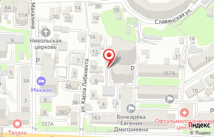 Дуэт на улице Карла Либкнехта на карте
