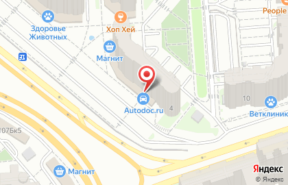 Магазин автотоваров Аutodoc.ru в Центральном районе на карте