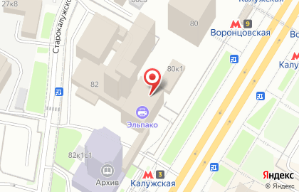 СЦ Обручевский на карте